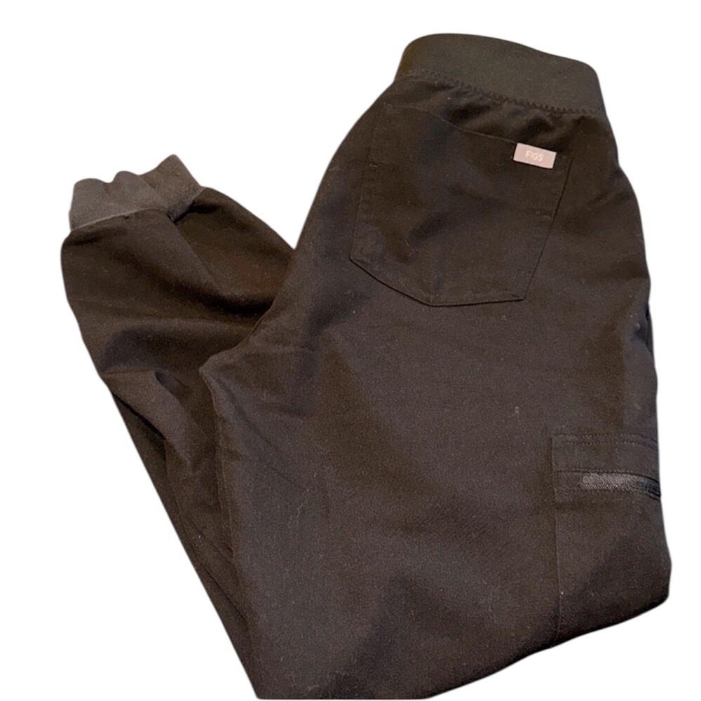 Figs Black Jogger nurses scrubs Pants size small
